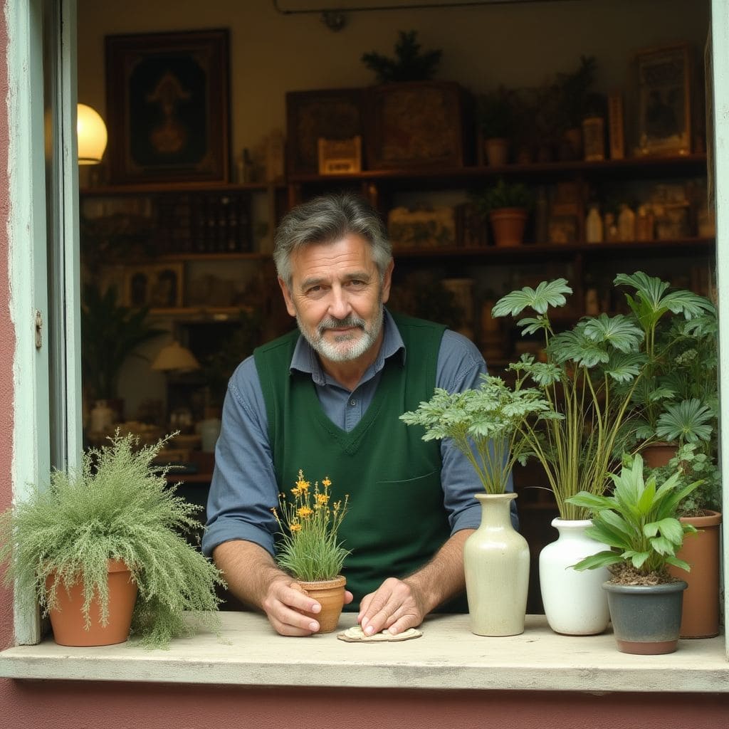 Il primo negozio Verde Vita nel 1985